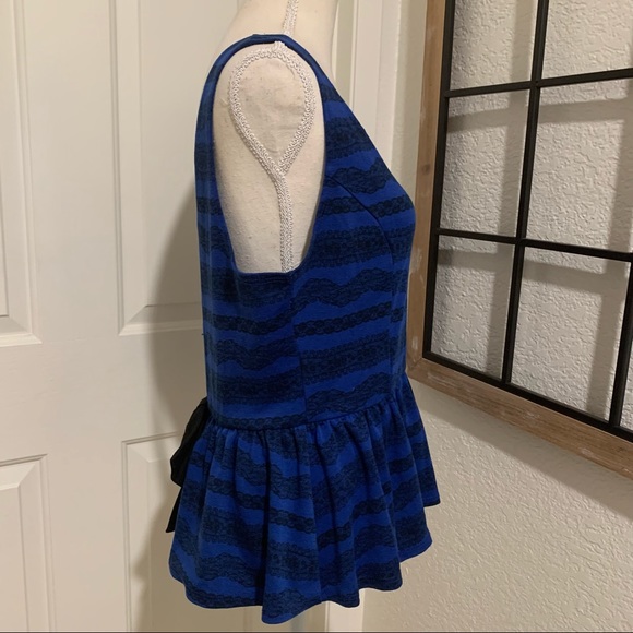 Womens Have top blue and black - Picture 5 of 5